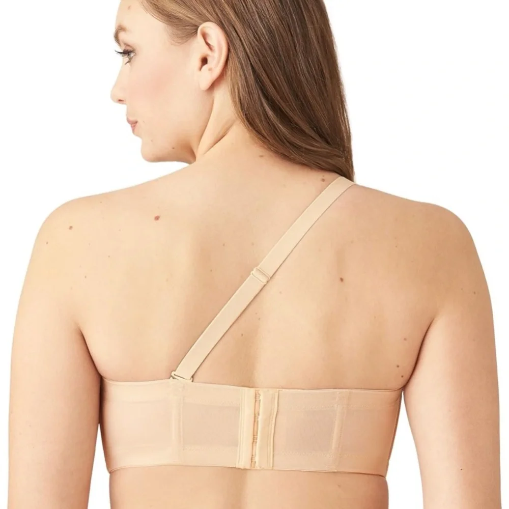 Wacoal Tan Seamless Strapless Bra with Sweetheart Neckline - Picture 8 of 16